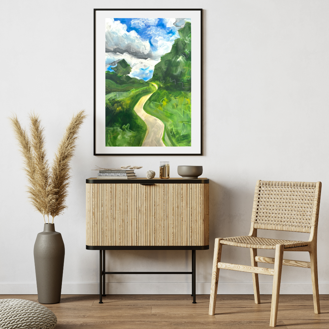 Near Stanpit Marsh (abstract painting)