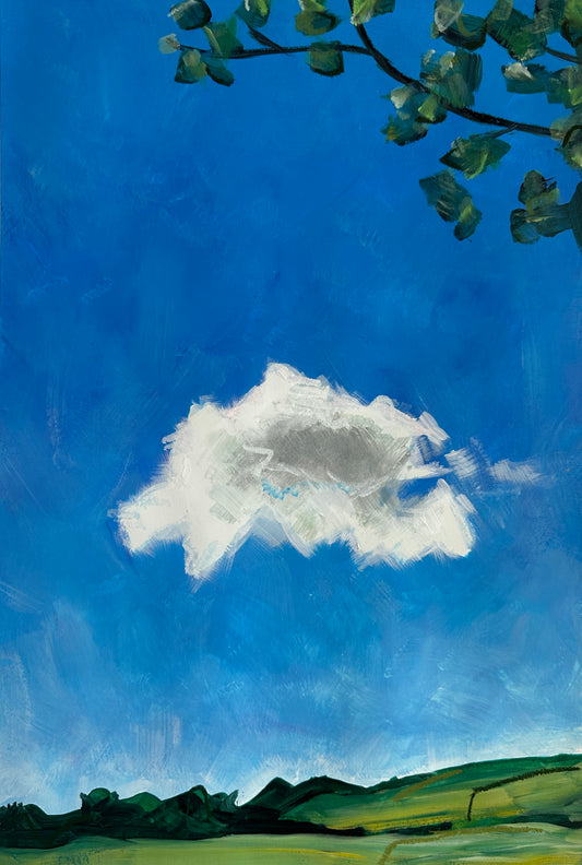 Big Fluffy Cloud: Abbotsbury (abstract painting)
