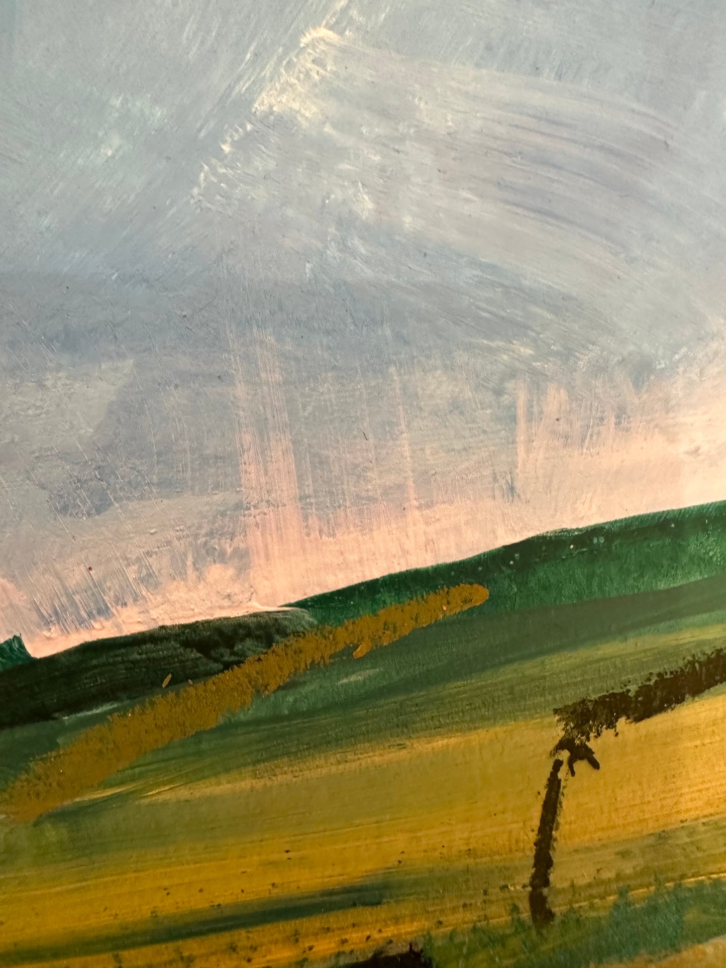 Big Fluffy Cloud: Abbotsbury (abstract painting)