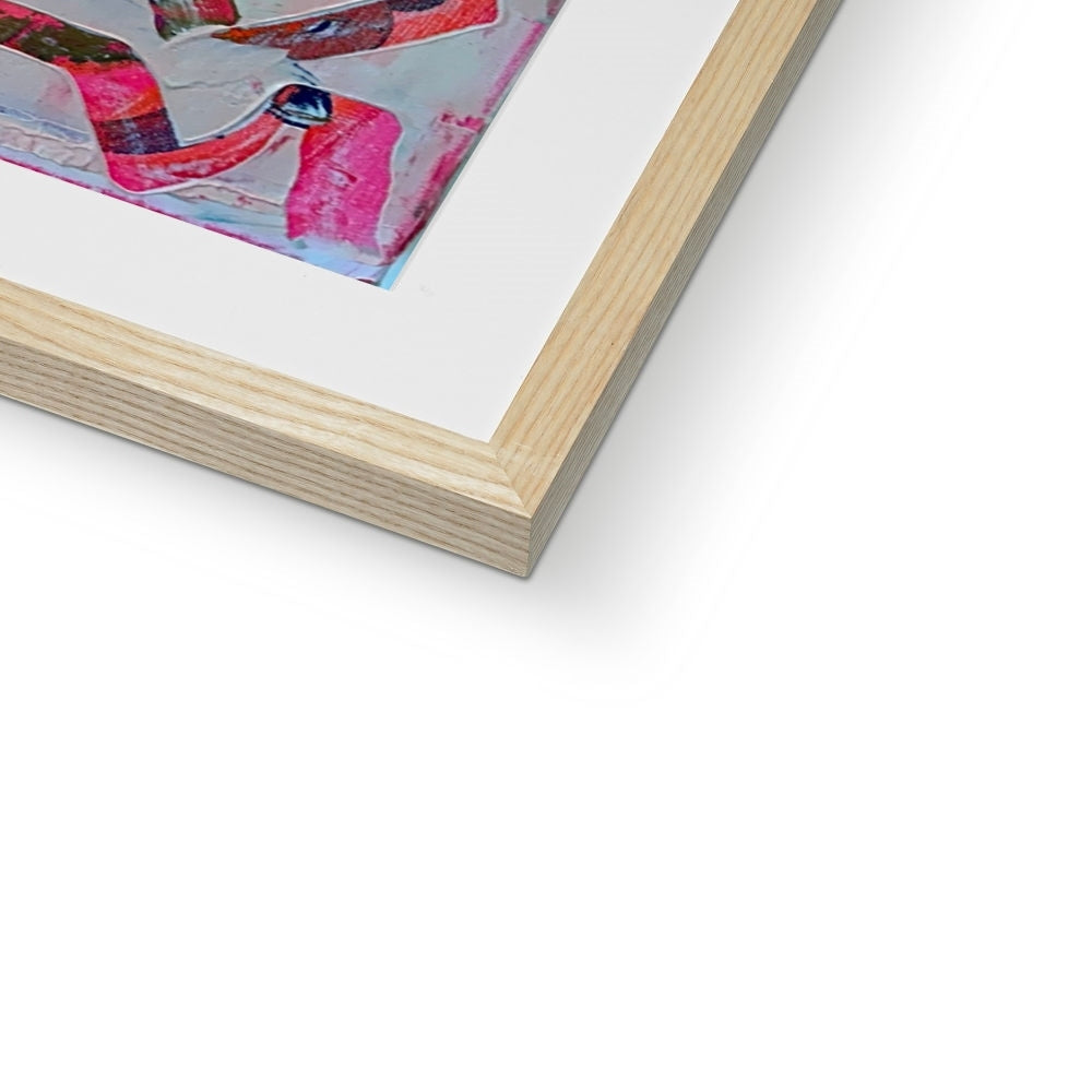 Journey to Joy (#1 Triptych) abstract Framed & Mounted Print